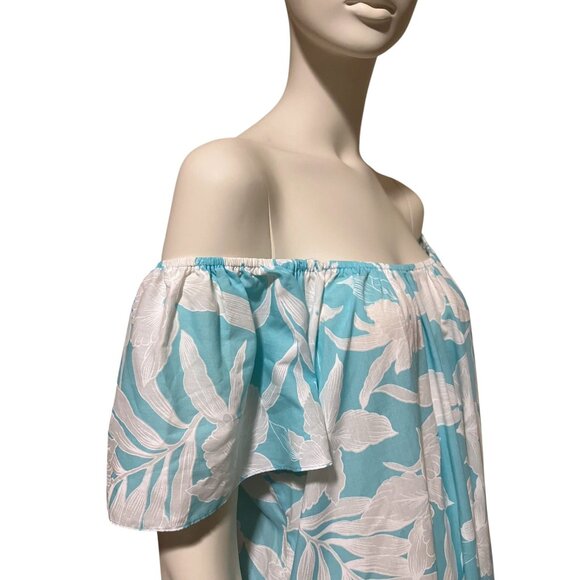 Vintage Hilo Hattie Hawaiian Muu Muu Maxi Dress L (3X) Oversized Hawaii Resort - Picture 4 of 11